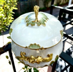 Late 19th Century Ch Field Haviland Oval Covered Soup Tureen -Lenox Shop late 19th century ch field haviland oval covered soup tureen 6758