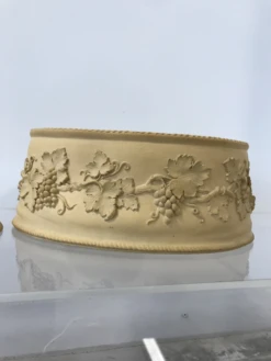 Late 19th Century Large Antique Wedgwood Caneware Cabbage Finial Game Pie Dish / Tureen C1870 #3 -Lenox Shop late 19th century large antique wedgwood caneware cabbage finial game pie dish tureen c1870 3 5914