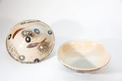 Late 20th Century Artisan Glazed Pottery Covered Dish -Lenox Shop late 20th century artisan glazed pottery covered dish 7951