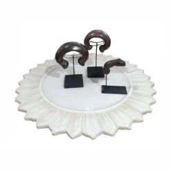 Late 20th Century Marble Charger / Server From India -Lenox Shop late 20th century marble charger server from india 1070