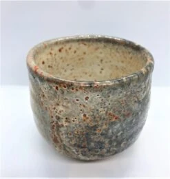 Late 20th Century Warren Mackenzie Mottled Glaze Yunomi Tea Bowl With Stamped Mark -Lenox Shop late 20th century warren mackenzie mottled glaze yunomi tea bowl with stamped mark 7284
