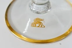 Leone Di San Marco Venetian Glass With Gold Banding Compote Serving Set Of 9 -Lenox Shop leone di san marco venetian glass with gold banding compote serving set of 9 3354