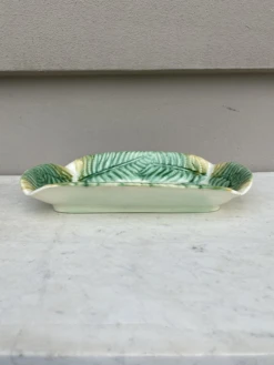 Majolica Asparagus Platter Salins With Ferns, Circa 1880 -Lenox Shop majolica asparagus platter salins with ferns circa 1880 0495