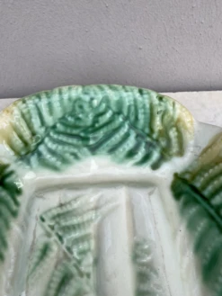 Majolica Asparagus Platter Salins With Ferns, Circa 1880 -Lenox Shop majolica asparagus platter salins with ferns circa 1880 1291
