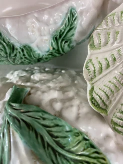 Majolica Cauliflower Tureen And Ladle -Lenox Shop majolica cauliflower tureen and ladle 4900