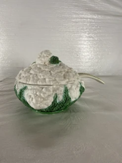 Majolica Cauliflower Tureen And Ladle -Lenox Shop majolica cauliflower tureen and ladle 9004