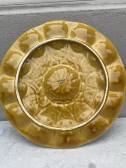 Majolica Yellow Shell Oyster Platter Sarreguemines Circa 1930 16 Majolica Yellow Shell Oyster Platter Sarreguemines Circa 1930 -Lenox Shop majolica yellow shell oyster platter sarreguemines circa 1930 3791
