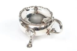 Mappin & Webb Sterling Silver Footed Mustard Pot With Glass Liner, Circa 1929 -Lenox Shop mappin and webb sterling silver footed mustard pot with glass liner circa 1929 2646