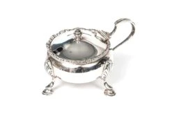 Mappin & Webb Sterling Silver Footed Mustard Pot With Glass Liner, Circa 1929 -Lenox Shop mappin and webb sterling silver footed mustard pot with glass liner circa 1929 5210
