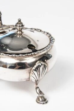 Mappin & Webb Sterling Silver Footed Mustard Pot With Glass Liner, Circa 1929 -Lenox Shop mappin and webb sterling silver footed mustard pot with glass liner circa 1929 8879