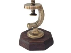 Mid 20th Century Brass Ships Wheel Nutcracker -Lenox Shop mid 20th century brass ships wheel nutcracker 1484