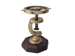 Mid 20th Century Brass Ships Wheel Nutcracker -Lenox Shop mid 20th century brass ships wheel nutcracker 3957