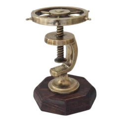 Mid 20th Century Brass Ships Wheel Nutcracker