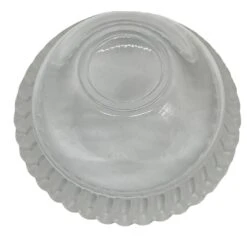 Mid 20th Century “Lalique-Style”Glass Dessert Fruit Bowls With Frosted Reticulated Rims - Set Of 8 -Lenox Shop mid 20th century lalique styleglass dessert fruit bowls with frosted reticulated rims set of 8 3744