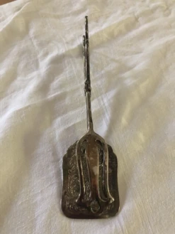 Mid 20th Century Silver-Plate Dessert Tongs -Lenox Shop mid 20th century silver plate dessert tongs 2925