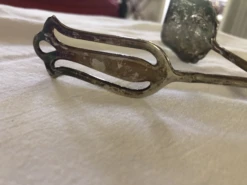 Mid 20th Century Silver-Plate Dessert Tongs -Lenox Shop mid 20th century silver plate dessert tongs 4419
