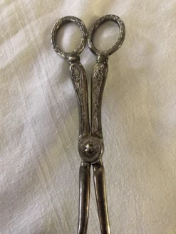 Mid 20th Century Silver-Plate Dessert Tongs -Lenox Shop mid 20th century silver plate dessert tongs 5278