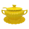 Mid Century California Pottery Vibrant Yellow Soup Tureen Set - 4 Pieces -Lenox Shop mid century california pottery vibrant yellow soup tureen set 4 pieces 9631