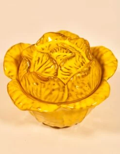 Mid Century Italian Yellow Cauliflower Ceramic Tureen 20 Mid Century Italian Yellow Cauliflower Ceramic Tureen -Lenox Shop mid century italian yellow cauliflower ceramic tureen 0049