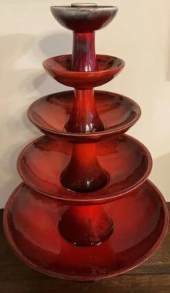 Mid-Century Modern Brayton Laguna Tiered Compote Set -Lenox Shop mid century modern brayton laguna tiered compote set 7802