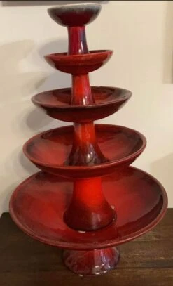 Mid-Century Modern Brayton Laguna Tiered Compote Set -Lenox Shop mid century modern brayton laguna tiered compote set 8731