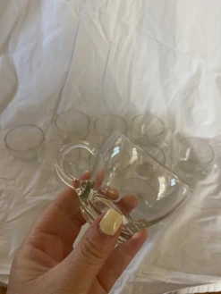 Mid-Century Modern Demitasse Glasses- Set Of 10 -Lenox Shop mid century modern demitasse glasses set of 10 2596