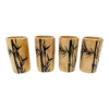 Mid-Century Modern Hand Crafted Bamboo Drinking Cups - Set Of 4 2 Mid-Century Modern Hand Crafted Bamboo Drinking Cups - Set Of 4 -Lenox Shop mid century modern hand crafted bamboo drinking cups set of 4 5711