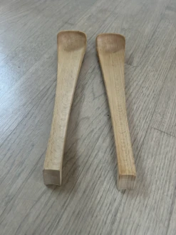 Mid Century Rift Sawn Oak Serving Bowl And Two Spoons By Nissen Denmark -Lenox Shop mid century rift sawn oak serving bowl and two spoons by nissen denmark 8696