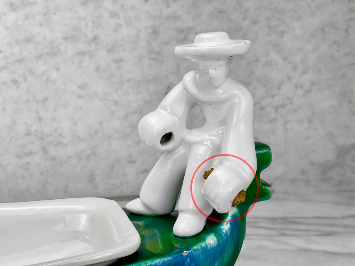 Mid-Century Royal Haeger Porcelain Gondola Centerpiece Olive Serving Set 12 Mid-Century Royal Haeger Porcelain Gondola Centerpiece Olive Serving Set - Image 10