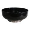 Mid Century Salad Fruit Centerpiece Bowl Of Black Plastic And Sterling Silver By Towel Silversmiths 2 Mid Century Salad Fruit Centerpiece Bowl Of Black Plastic And Sterling Silver By Towel Silversmiths -Lenox Shop mid century salad fruit centerpiece bowl of black plastic and sterling silver by towel silversmiths 5086