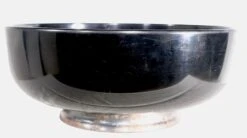Mid Century Salad Fruit Centerpiece Bowl Of Black Plastic And Sterling Silver By Towel Silversmiths -Lenox Shop mid century salad fruit centerpiece bowl of black plastic and sterling silver by towel silversmiths 7955