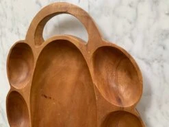 Mid Century Wood Serving Tray Platter -Lenox Shop mid century wood serving tray platter 0704