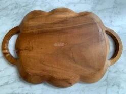 Mid Century Wood Serving Tray Platter -Lenox Shop mid century wood serving tray platter 5336