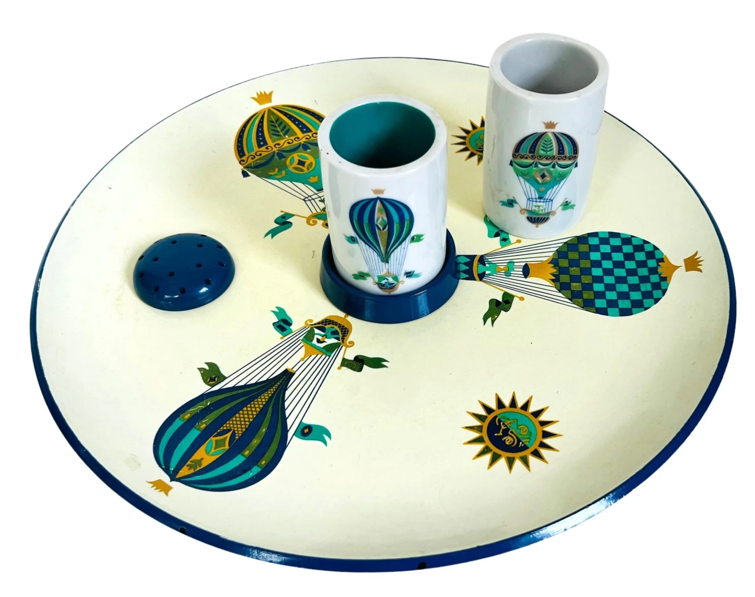 Midcentury Georges Briard Serving Plates - "Fancy Free" Set- 5 Pieces 9 Midcentury Georges Briard Serving Plates - "Fancy Free" Set- 5 Pieces - Image 7