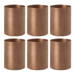 Mule Copper Mug By Lara Caffi For KnIndustrie, Set Of 6