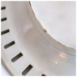 Rare English Leeds Pearlware Pottery Basketweave Oval Reticulated Platter -Lenox Shop rare english leeds pearlware pottery basketweave oval reticulated platter 0740