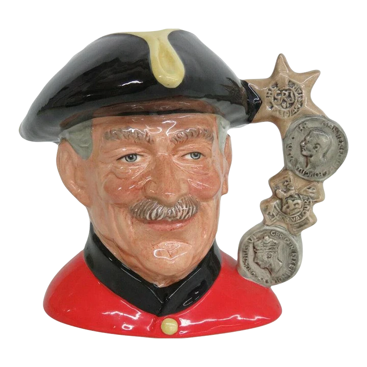 Royal Doulton Chelsea Pensioner D6817 English Porcelain Character Mug 3 Royal Doulton Chelsea Pensioner D6817 English Porcelain Character Mug