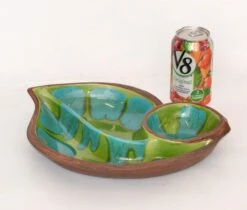 Royal Haeger Brown Green Turquoise Glazed Pottery Dish Mid-Century Modern, Usa -Lenox Shop royal haeger brown green turquoise glazed pottery dish mid century modern usa 0854