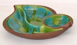 Royal Haeger Brown Green Turquoise Glazed Pottery Dish Mid-Century Modern, Usa -Lenox Shop royal haeger brown green turquoise glazed pottery dish mid century modern usa 2914