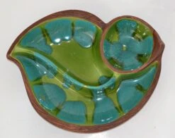 Royal Haeger Brown Green Turquoise Glazed Pottery Dish Mid-Century Modern, Usa -Lenox Shop royal haeger brown green turquoise glazed pottery dish mid century modern usa 8335