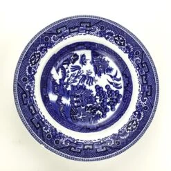 Set Of 5 Vintage Willow Pattern Dishes -Lenox Shop set of 5 vintage willow pattern dishes 2914