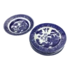 Set Of 5 Vintage Willow Pattern Dishes -Lenox Shop set of 5 vintage willow pattern dishes 8520
