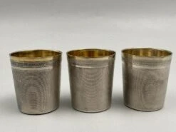Silver Liquor Cups, Set Of 6 -Lenox Shop silver liquor cups set of 6 0116