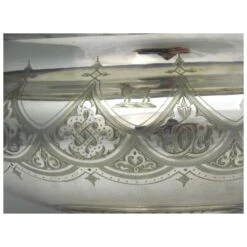 Silver Plate Tureen Armorial Crest -Lenox Shop silver plate tureen armorial crest 9463