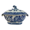 Small Antique Blue Willow Tureen From England - Circa 19th Century -Lenox Shop small antique blue willow tureen from england circa 19th century 3083