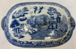 Small Antique Blue Willow Tureen From England - Circa 19th Century -Lenox Shop small antique blue willow tureen from england circa 19th century 3581