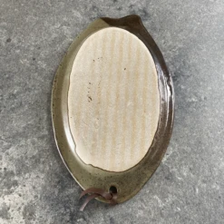 Speckle Glaze Studio Pottery Platter Signed -Lenox Shop speckle glaze studio pottery platter signed 3186