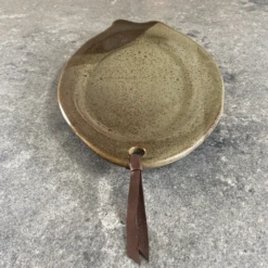 Speckle Glaze Studio Pottery Platter Signed -Lenox Shop speckle glaze studio pottery platter signed 6089