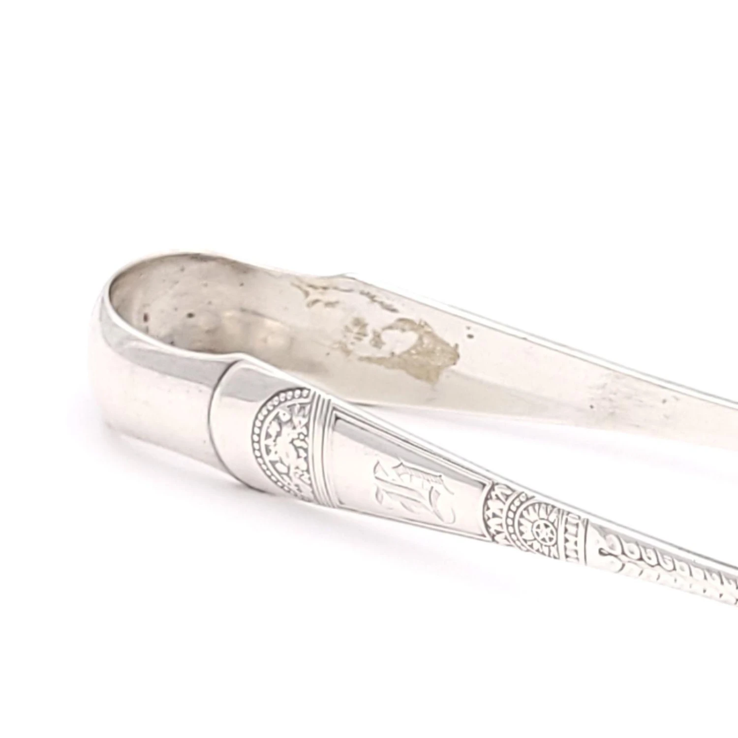 Sterling Pair Of Ice Tongs By Gorham, U.s.a. Circa 1880 4 Sterling Pair Of Ice Tongs By Gorham, U.s.a. Circa 1880 - Image 2