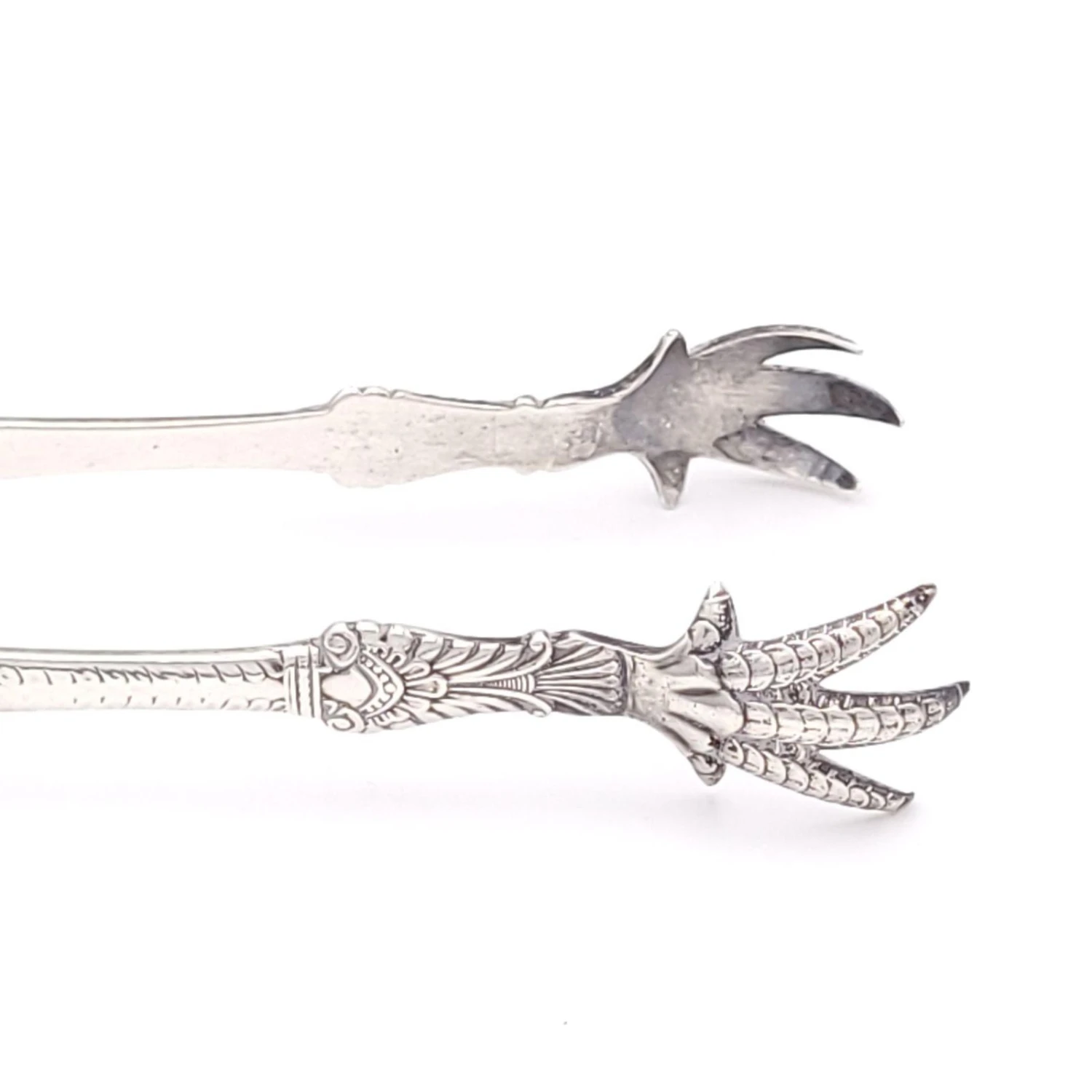 Sterling Pair Of Ice Tongs By Gorham, U.s.a. Circa 1880 8 Sterling Pair Of Ice Tongs By Gorham, U.s.a. Circa 1880 - Image 6